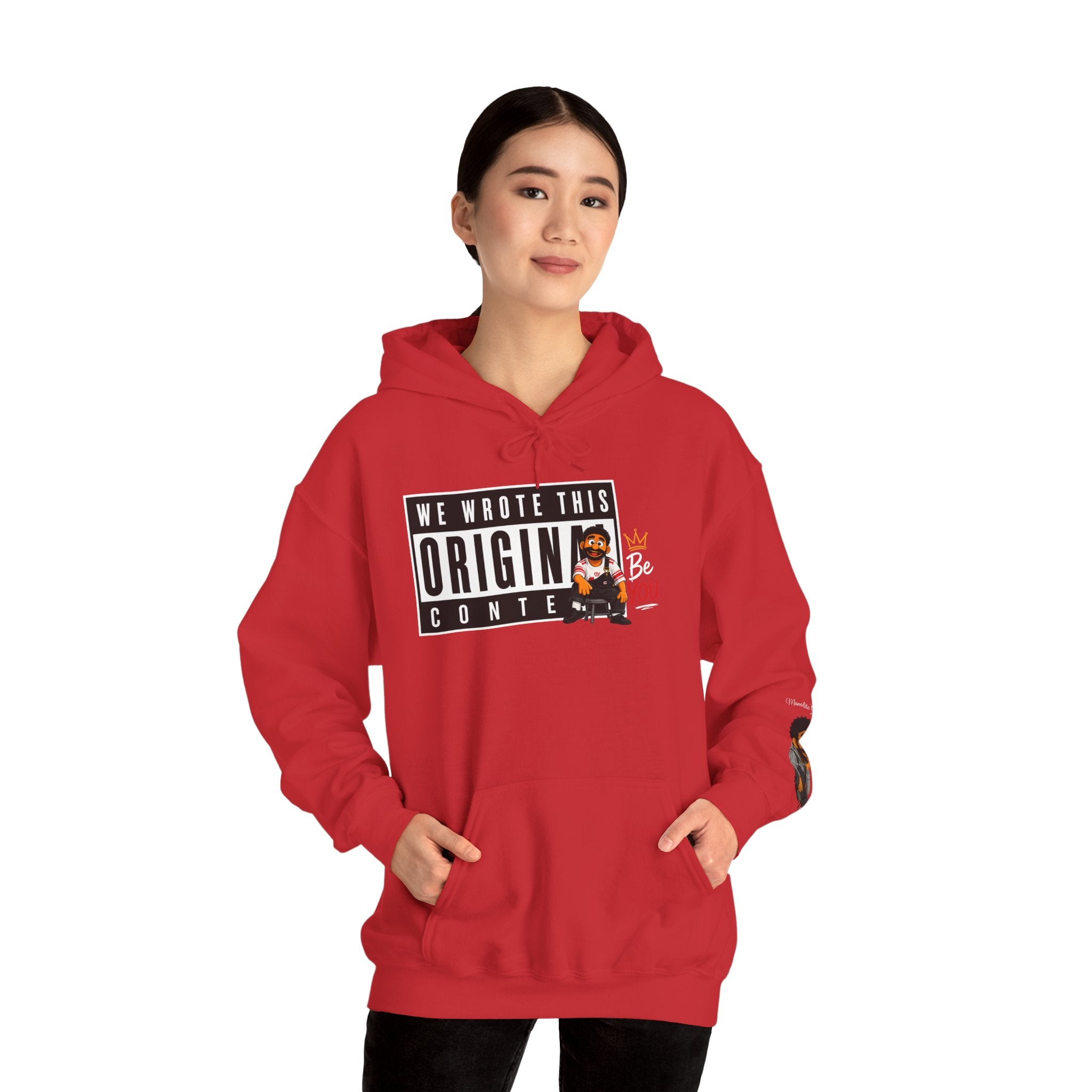 Manolito on the Sleeve - Unisex Heavy Blend™ Hooded Sweatshirt