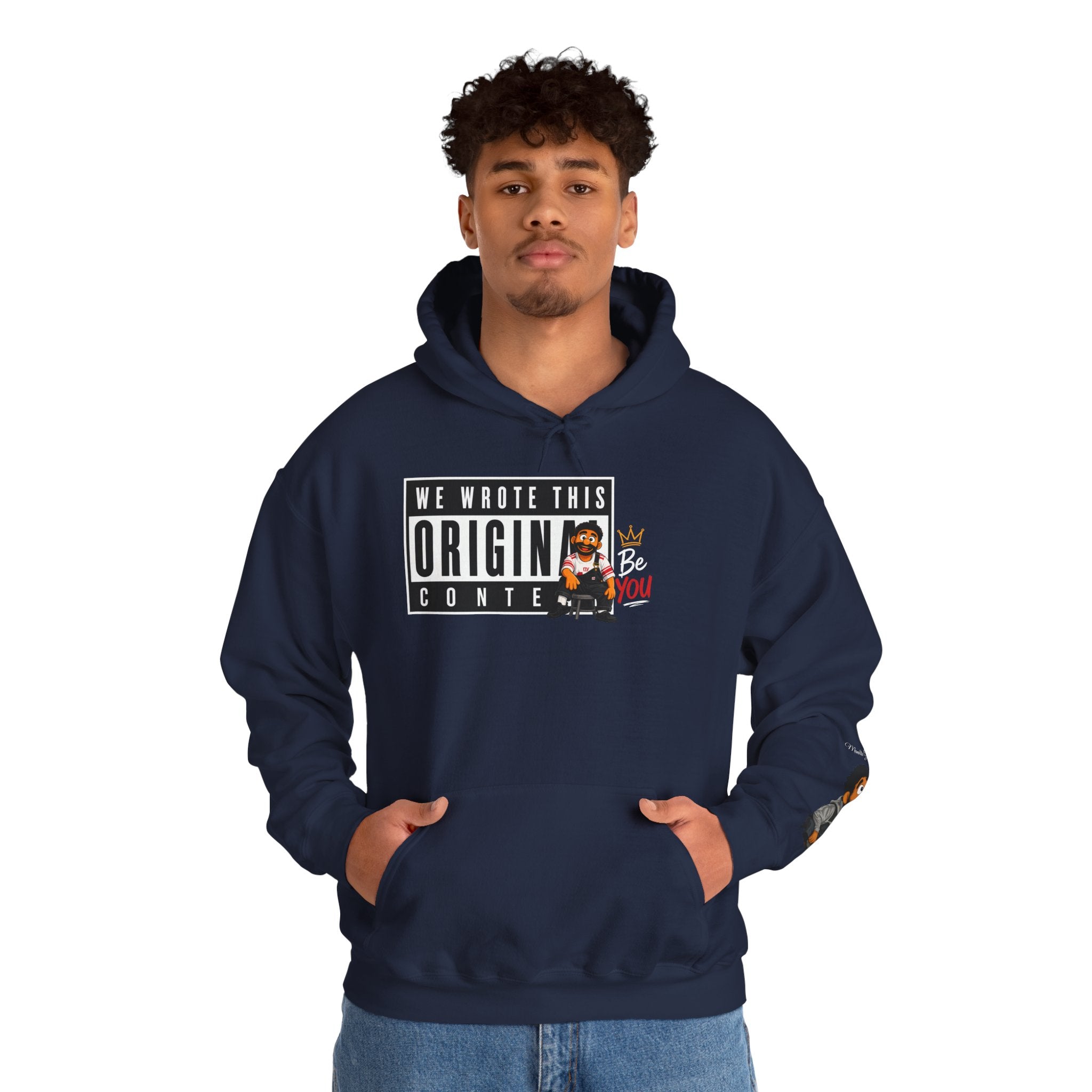 Manolito on the Sleeve - Unisex Heavy Blend™ Hooded Sweatshirt