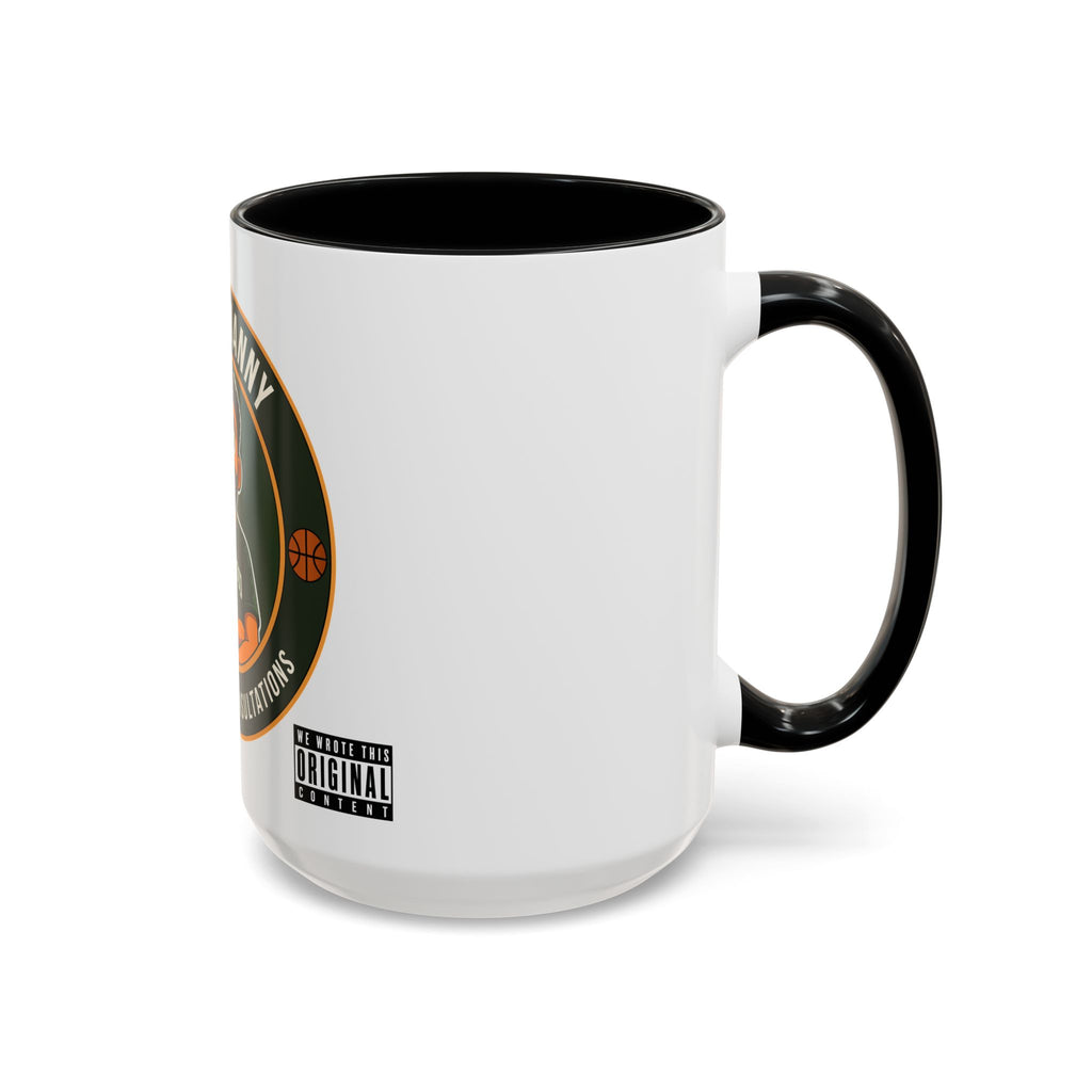 Coach Manny Basketball Mug — Brentwood Basketball Consultations Accent Coffee Cup