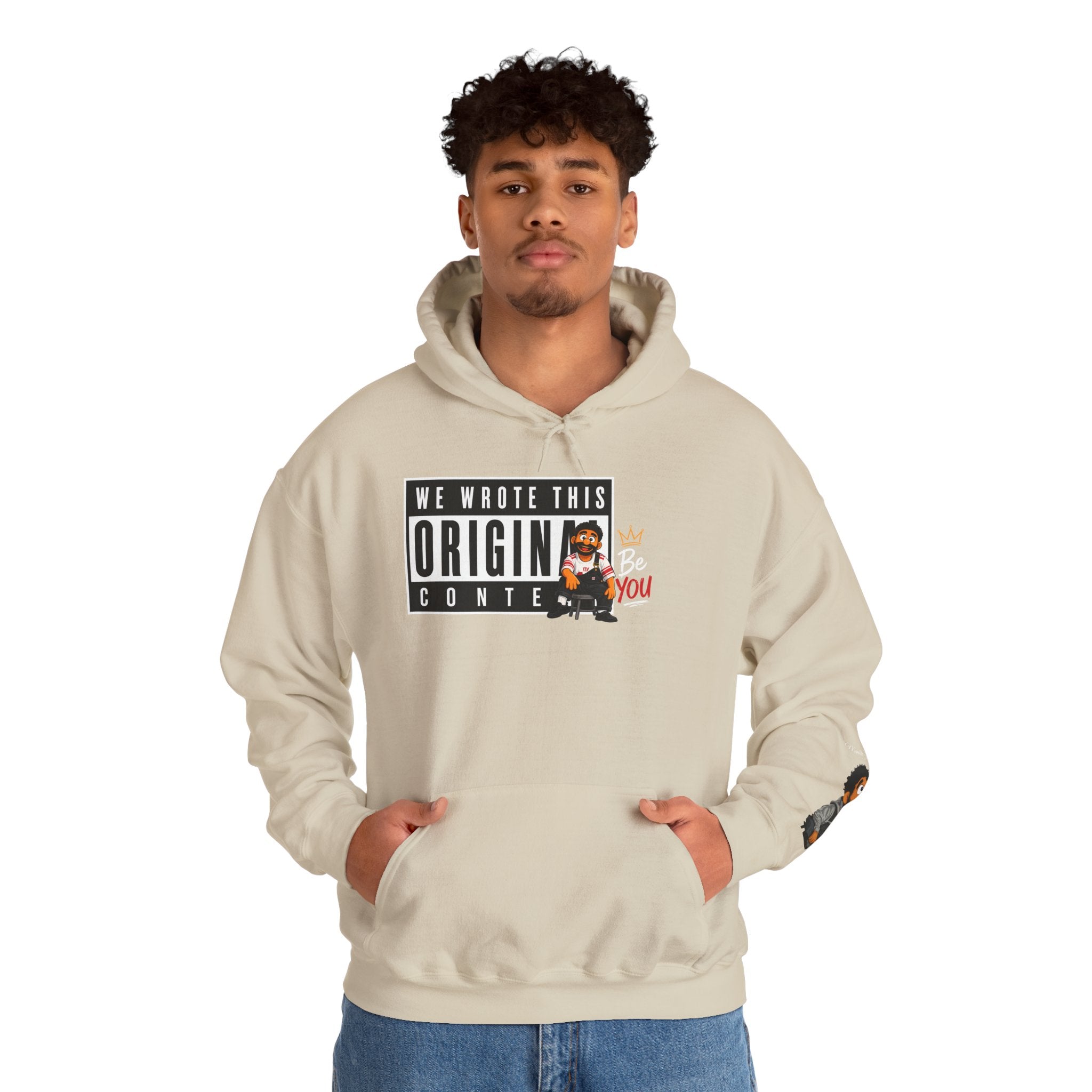 Manolito on the Sleeve - Unisex Heavy Blend™ Hooded Sweatshirt