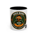 Coach Manny Basketball Mug — Brentwood Basketball Consultations Accent Coffee Cup