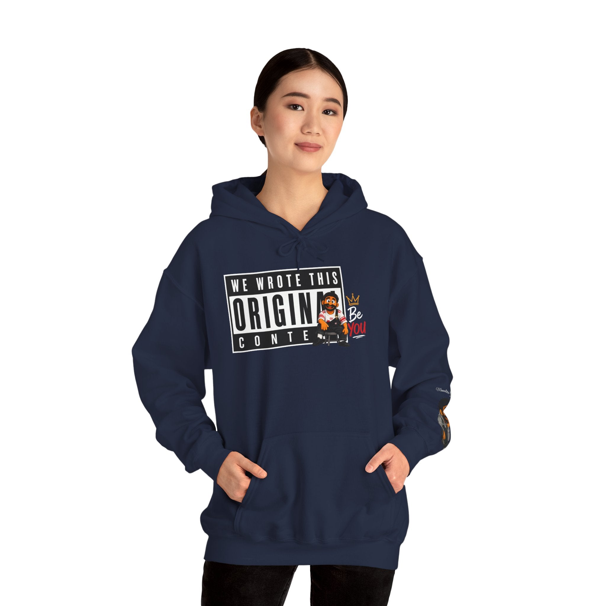 Manolito on the Sleeve - Unisex Heavy Blend™ Hooded Sweatshirt