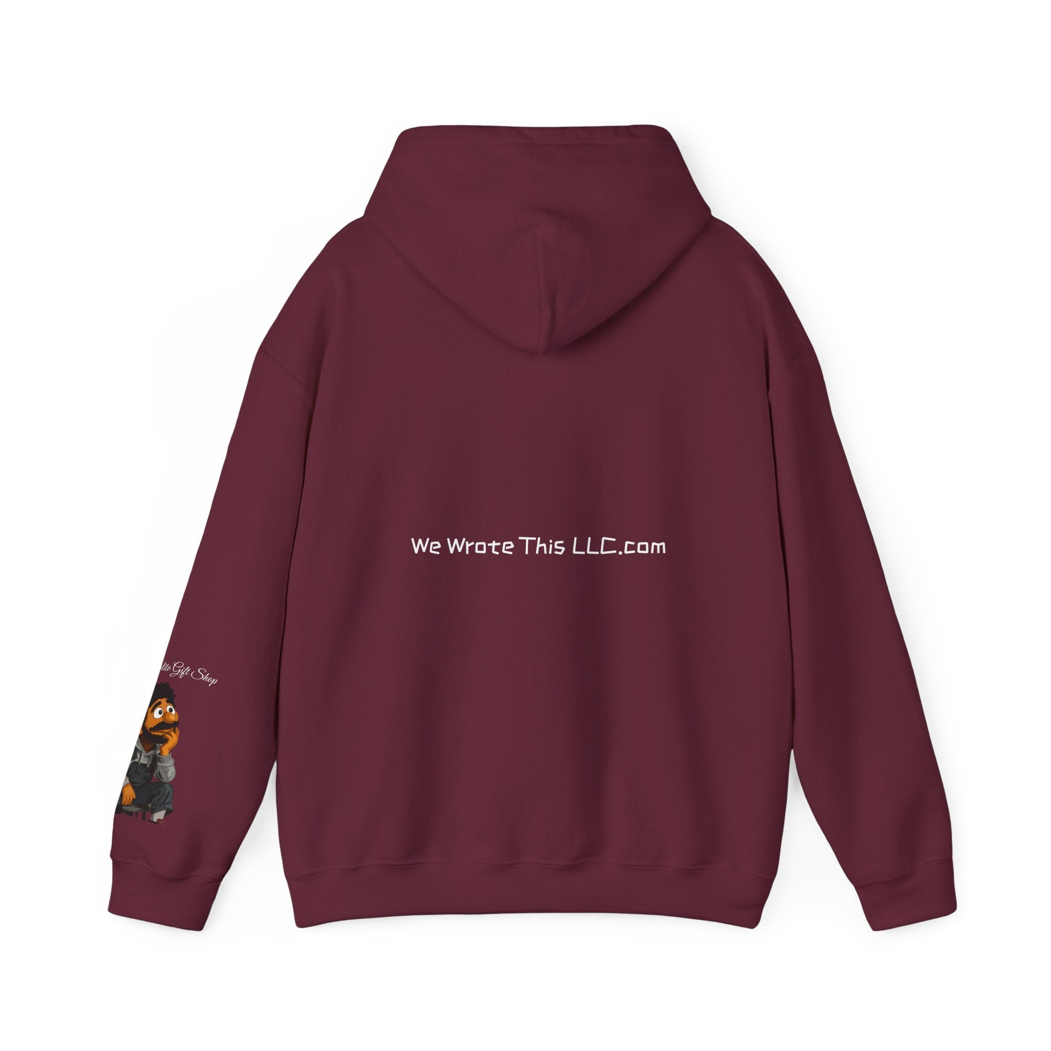 Manolito on the Sleeve - Unisex Heavy Blend™ Hooded Sweatshirt
