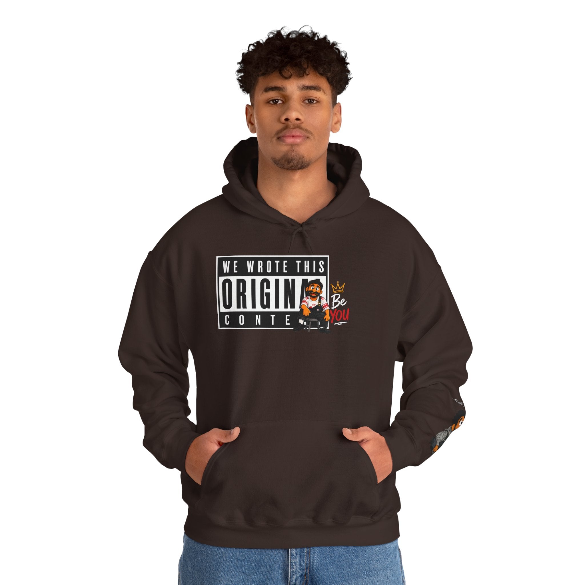 Manolito on the Sleeve - Unisex Heavy Blend™ Hooded Sweatshirt