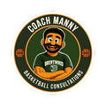 Coach Manny Sticker
