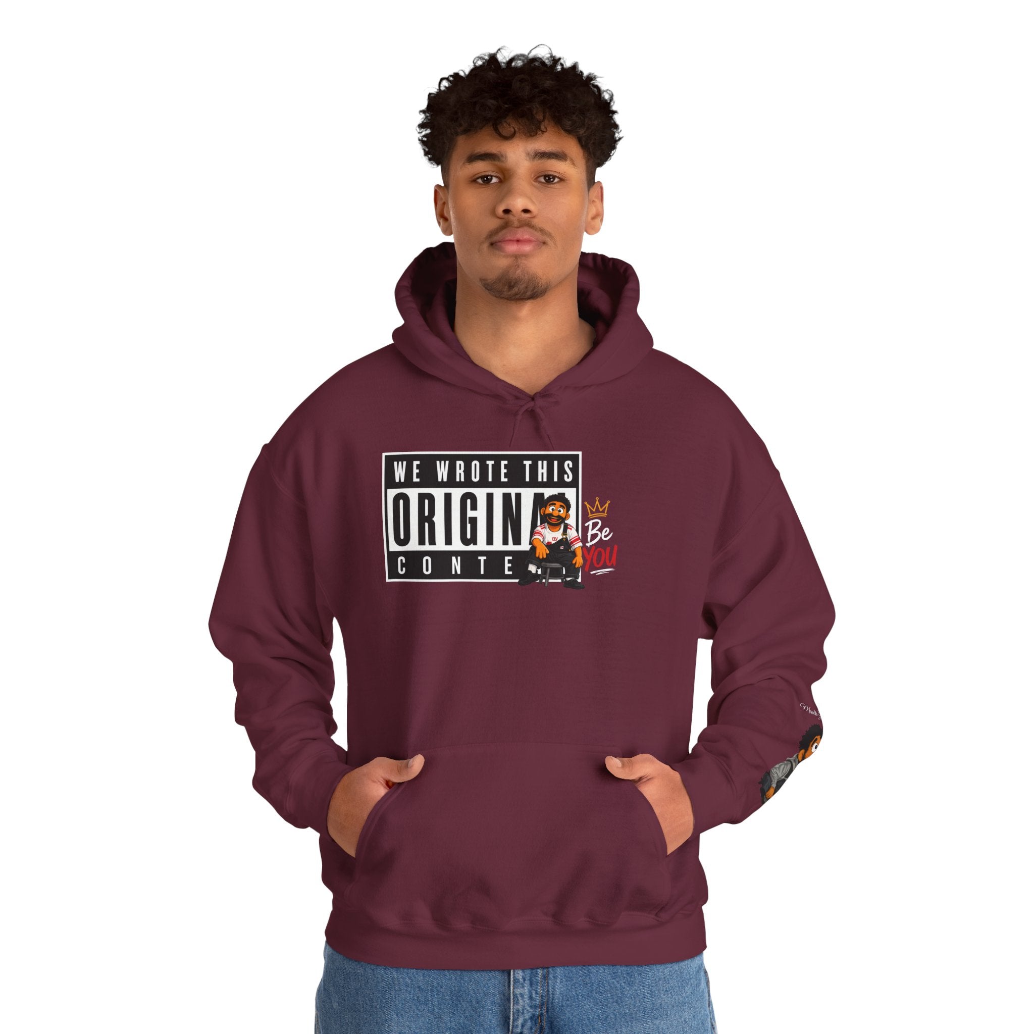 Manolito on the Sleeve - Unisex Heavy Blend™ Hooded Sweatshirt