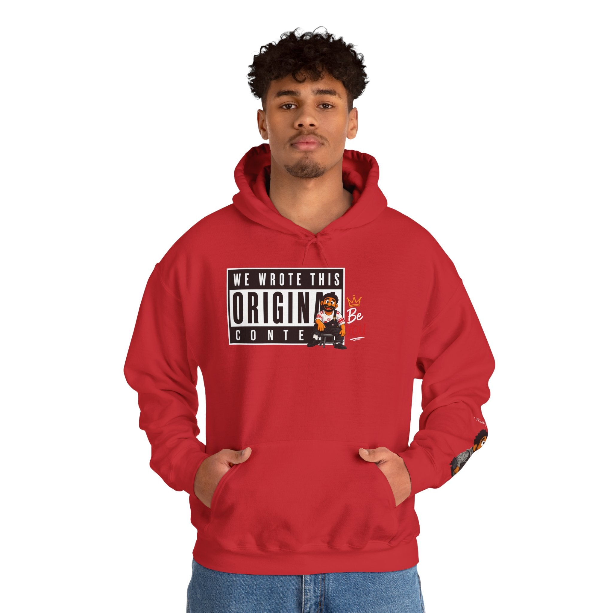 Manolito on the Sleeve - Unisex Heavy Blend™ Hooded Sweatshirt