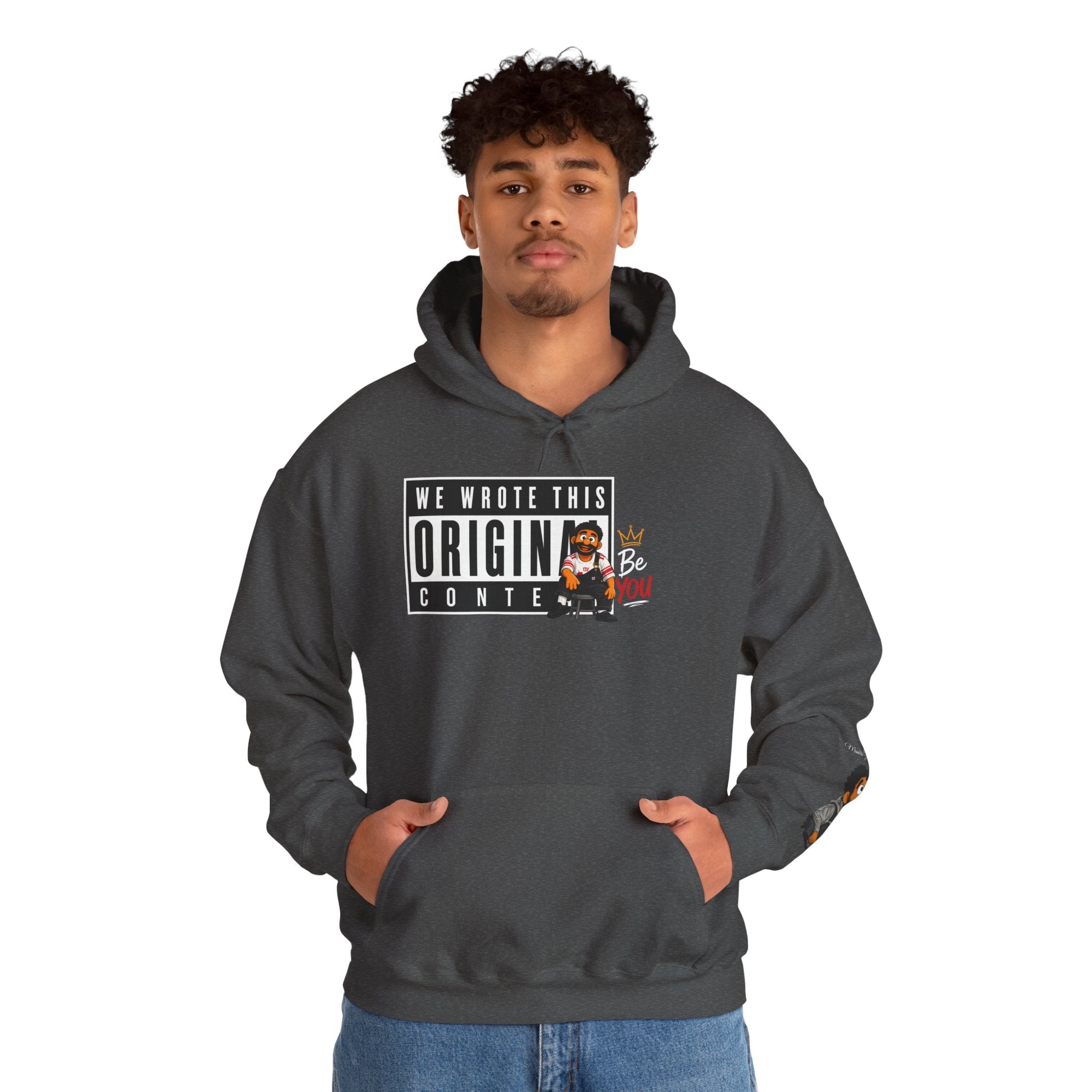 Manolito on the Sleeve - Unisex Heavy Blend™ Hooded Sweatshirt