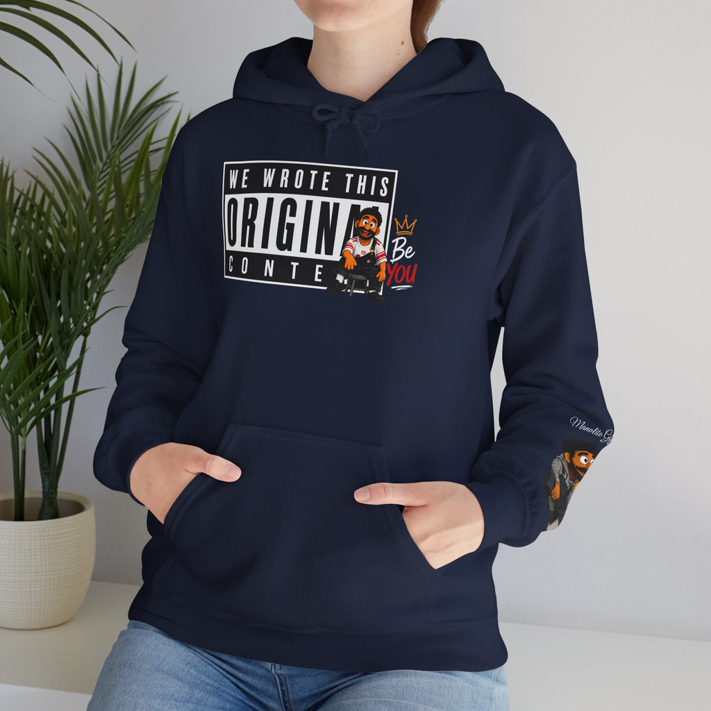 Manolito on the Sleeve - Unisex Heavy Blend™ Hooded Sweatshirt